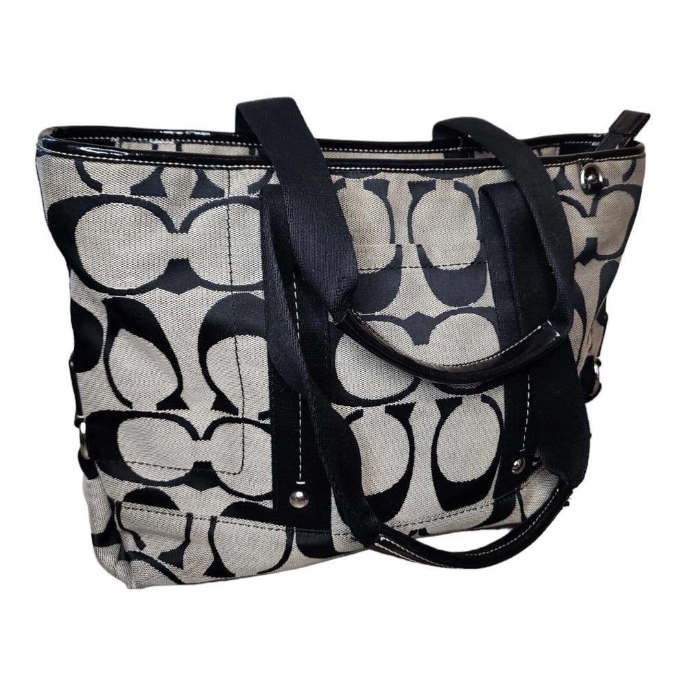 Coach Kyra Signature Tote Purse Shoulder Bag Handbag A1281-F18855